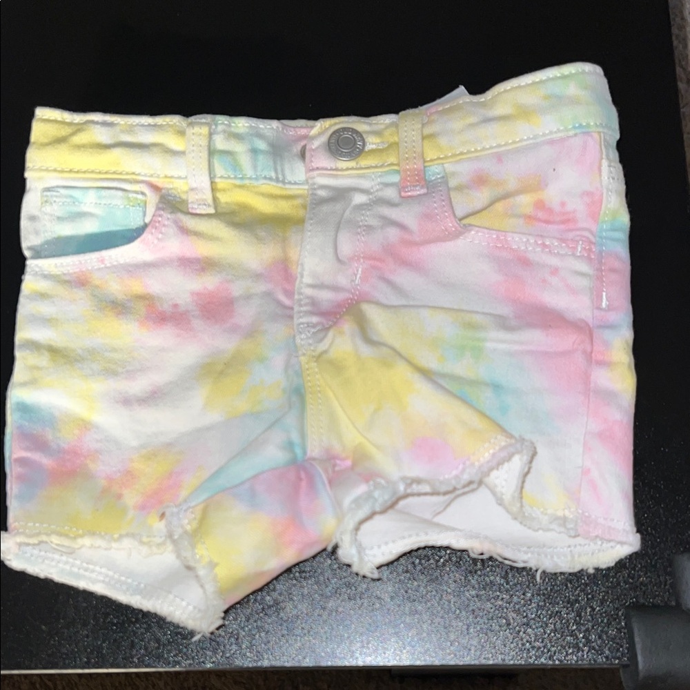 Vibrant Tie-Dye Kids Shorts